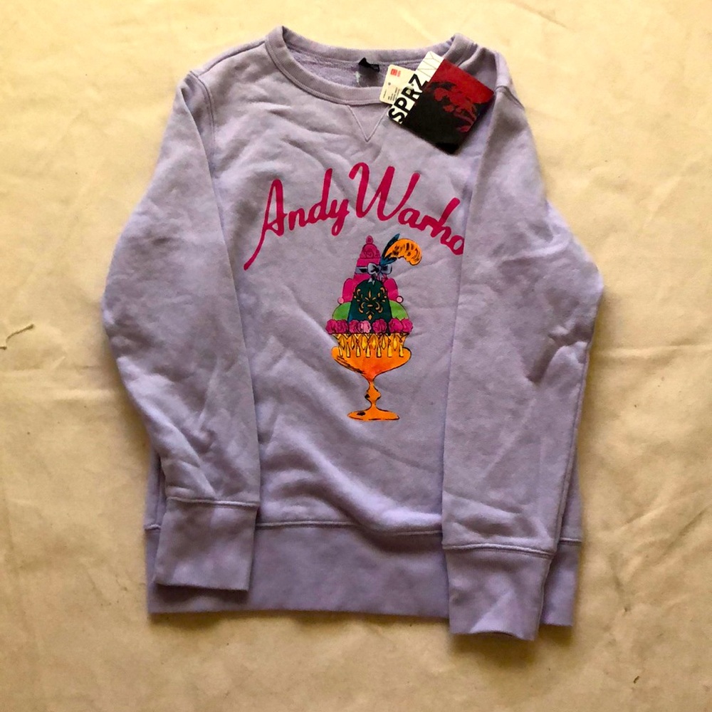 Sweater, 94 percent cotton, 4 percent spandex,